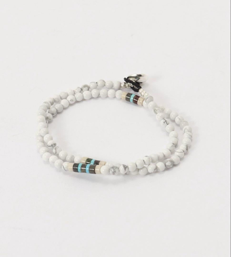MIKIAミキア 4mm stone double wrap ネックレス
