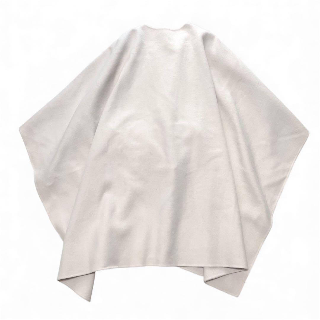 極美品✨ICB ウールリバー ポンチョ カシミヤ ウール ベルト コート トープ 極美品✨ICB ウールリバー ポンチョ カシミヤ ウール ベルト コート トープ