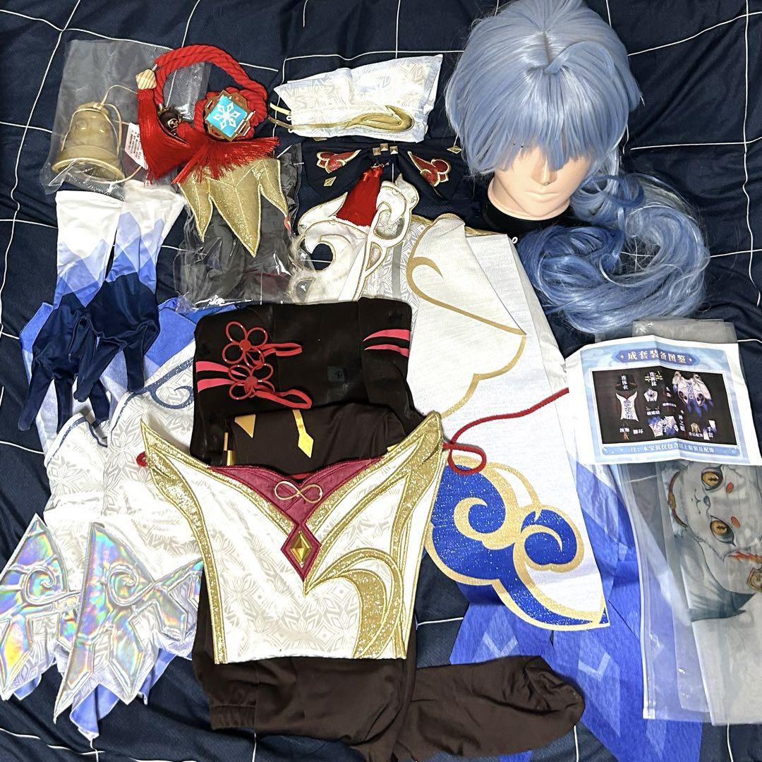 2025特集 原神 三分妄想 甘雨 ウィッグ＆衣装 コスプレ コスプレ衣装