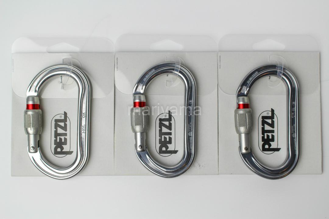 PETZL ペツル M33A オーケースクリューロック3個 SL