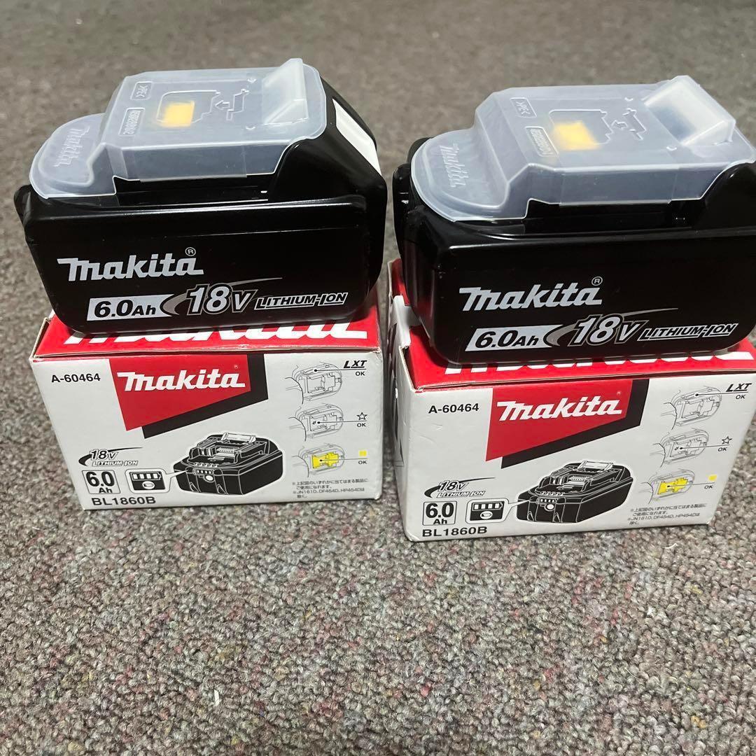 Makita 18V リチウムイオンバッテリー 6.0Ah 2個セット