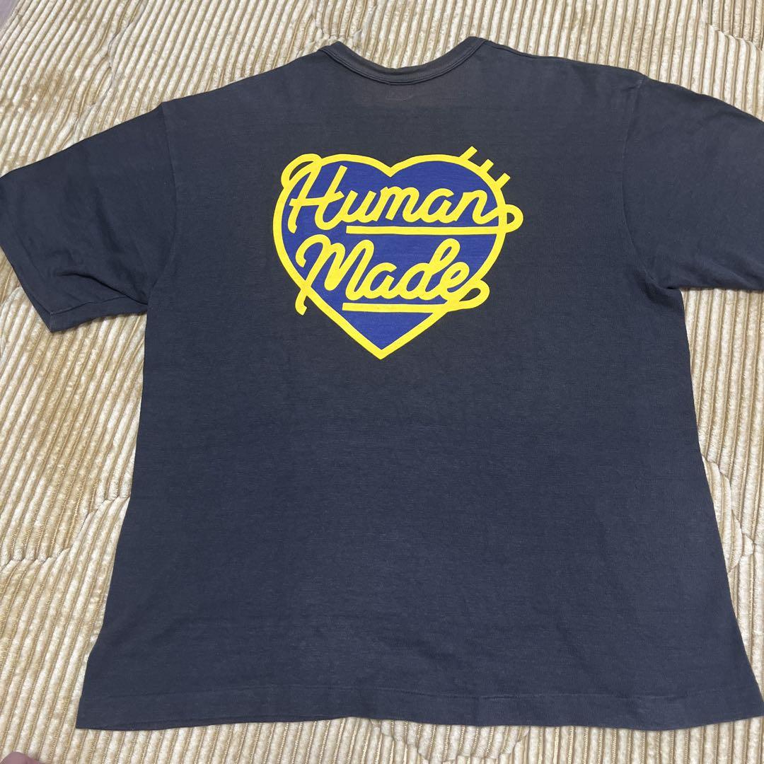 Human Made ハートロゴ Tシャツ ブラック XL - メルカリ