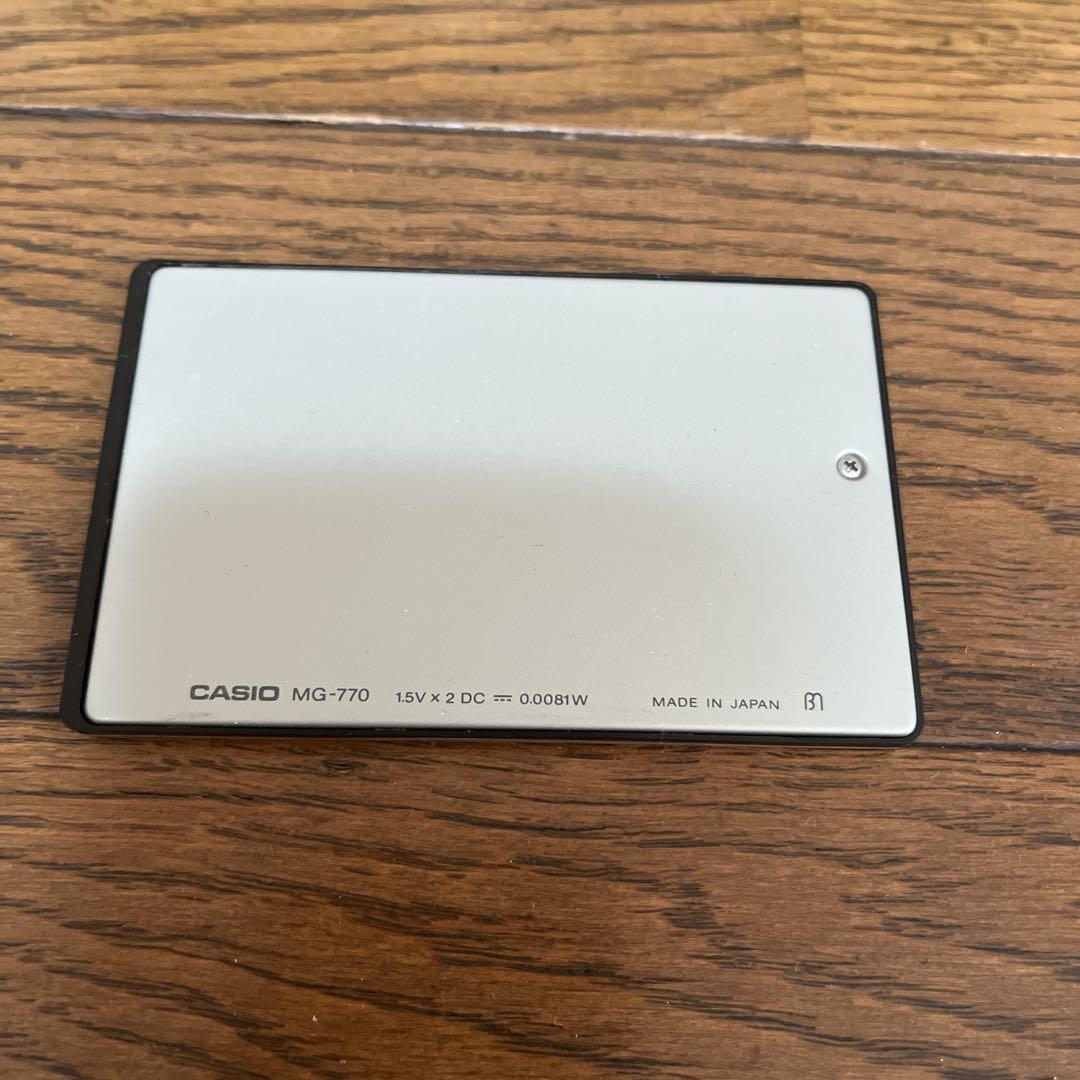Yahoo!オークション - CASIO ゲーム電卓 MG-770 撃ち落とせ数字