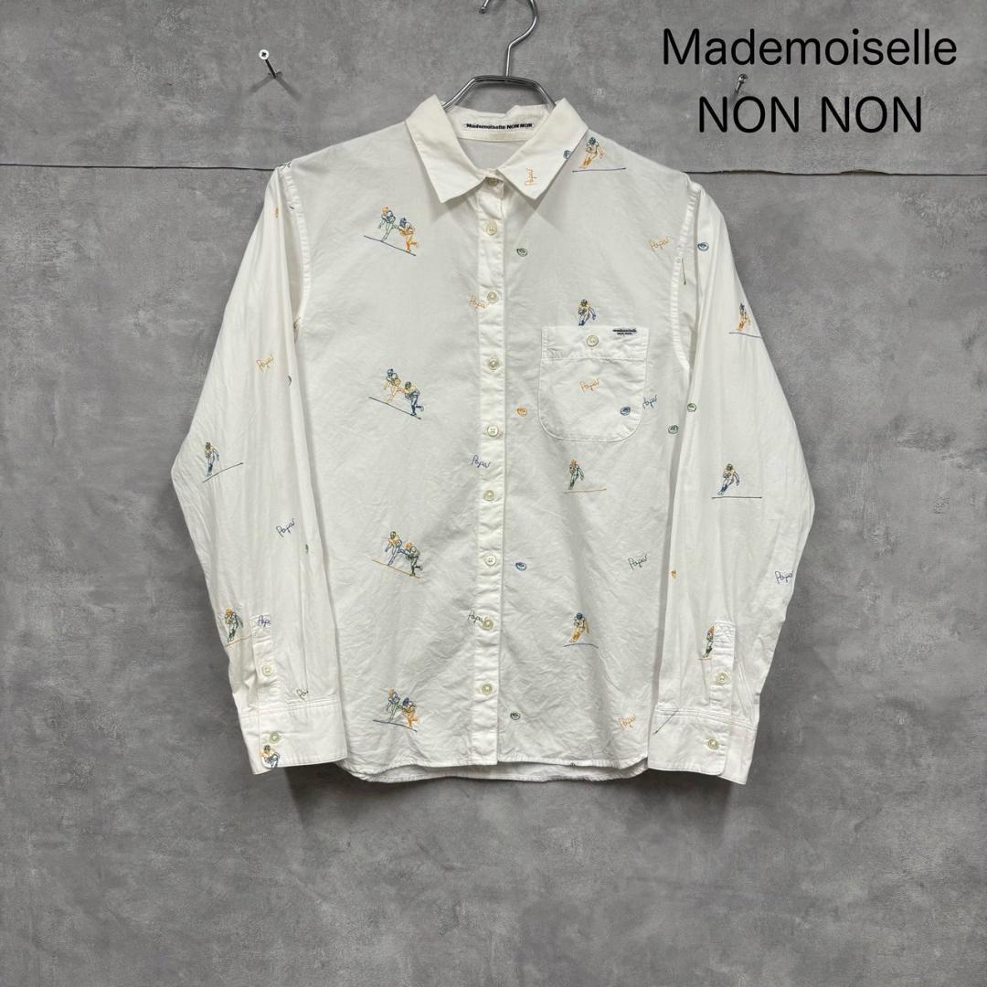 Mademoiselle NONNON アメフト柄 総刺繍 ブラウス N1049 - メルカリ