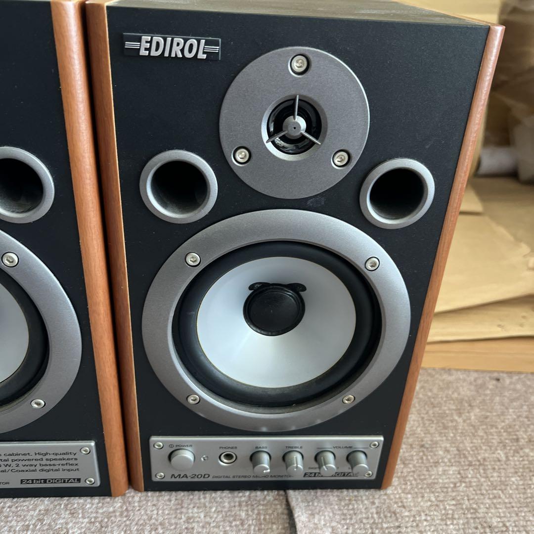 EDIROL MA-20D アクティブスピーカー 中古 Roland EDIROL MA-20D パワードスピーカー ペア - メルカリ