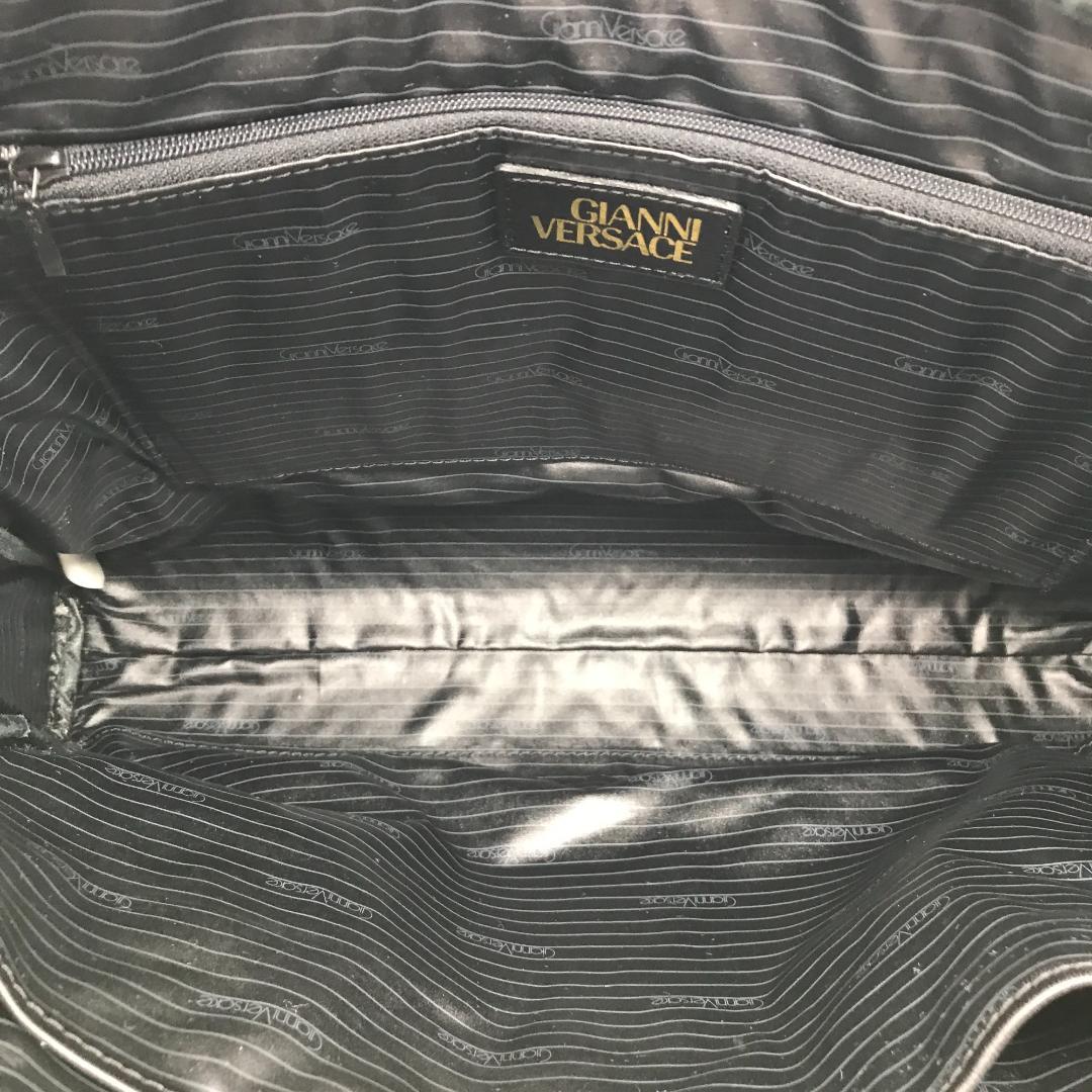 【美品】GIANNI VERSACE ジャンニヴェルサーチ ビジネスバッグ