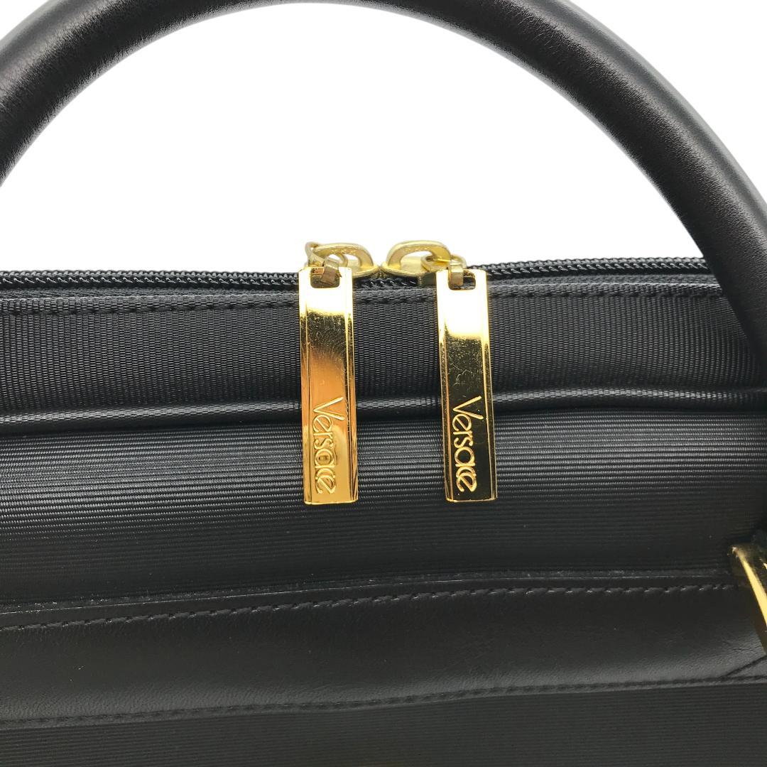 【美品】GIANNI VERSACE ジャンニヴェルサーチ ビジネスバッグ