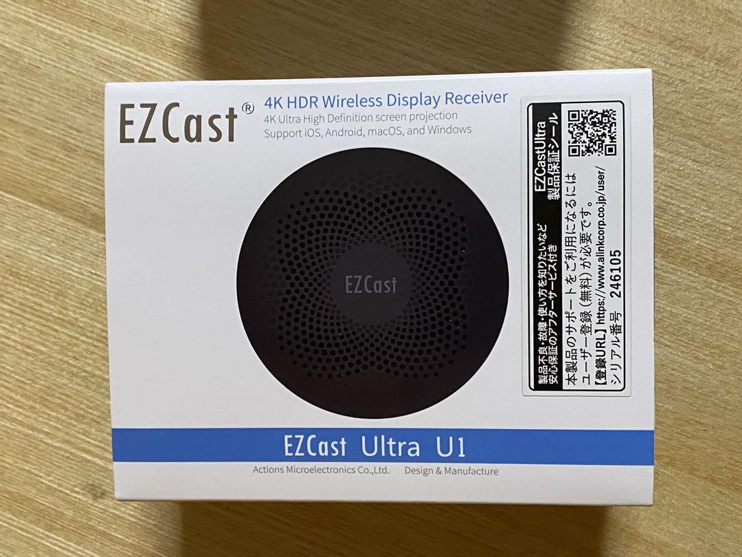 T*A様 EZCast Ultra U1 新品未開封 電源アダプター付