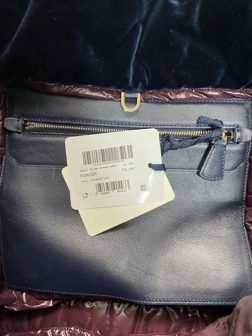 【新品】モンクレール POWDER TOTE ネイビー