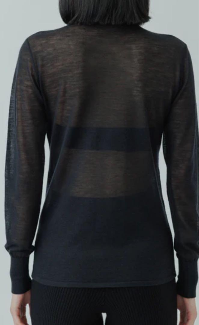 BIOTOP(ビオトープ) / 【yo BIOTOP】Cashmere sheer turtle top