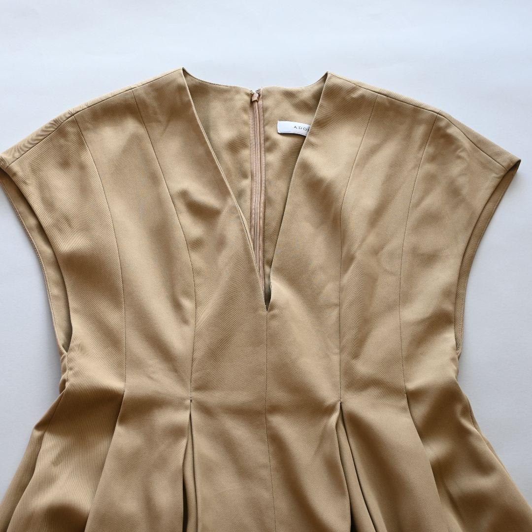 153★ ADORE アドーア コットンツイルワンピース ジャンパースカート