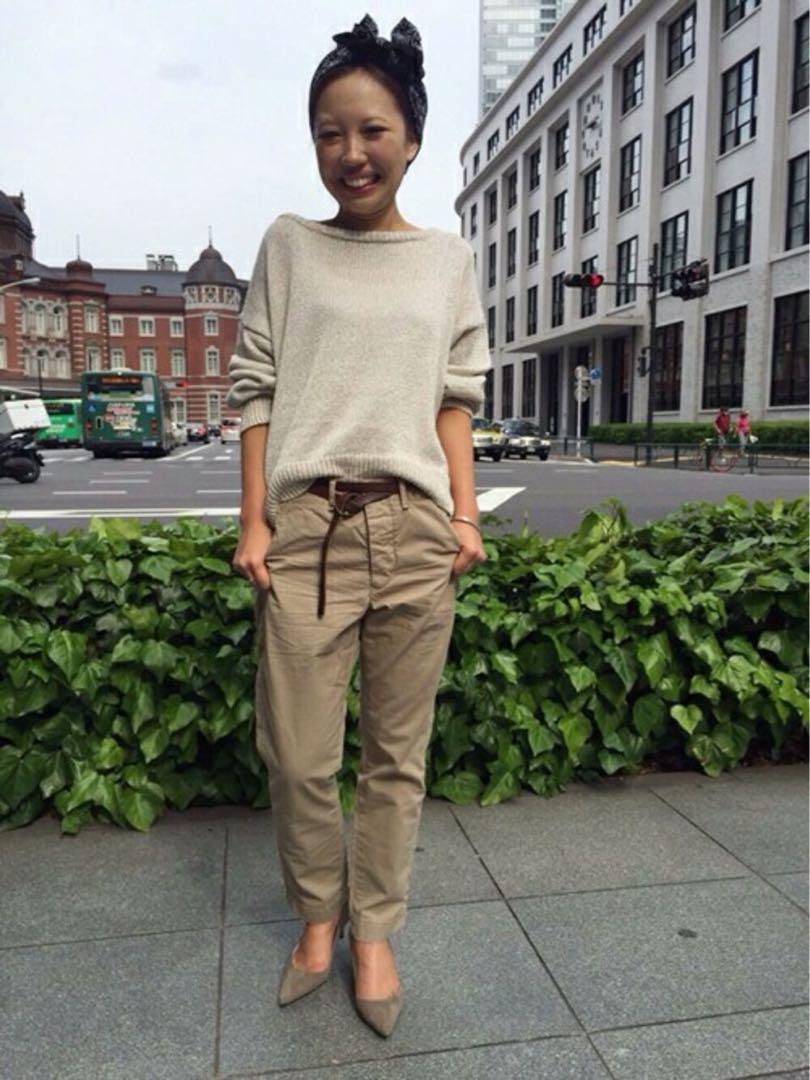 Deuxieme Classe チノパンツ Deuxieme Classe◇ライトウエイト ダメージバイオチノパンツ 34