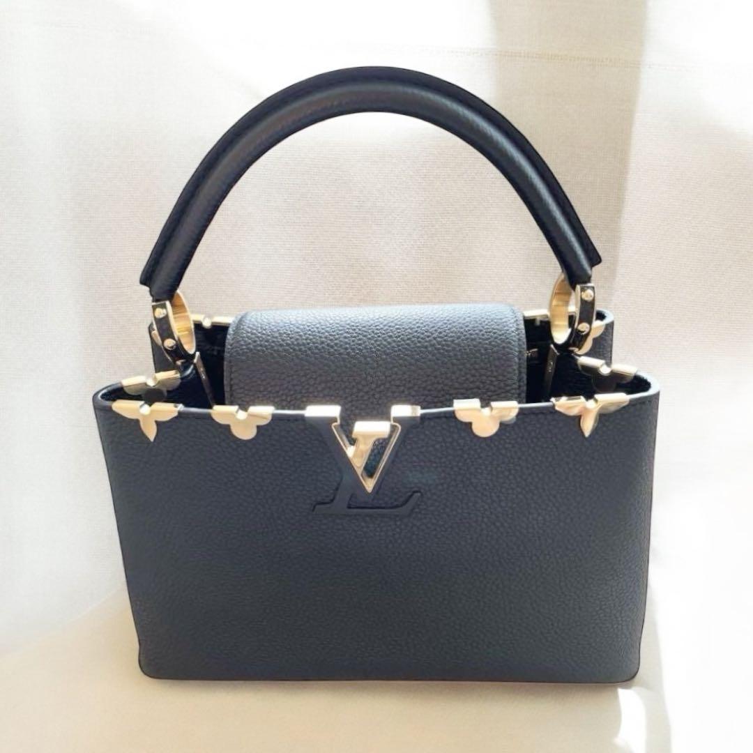 鑑定済み Louis Vuittonカプシーヌ MM ブラック