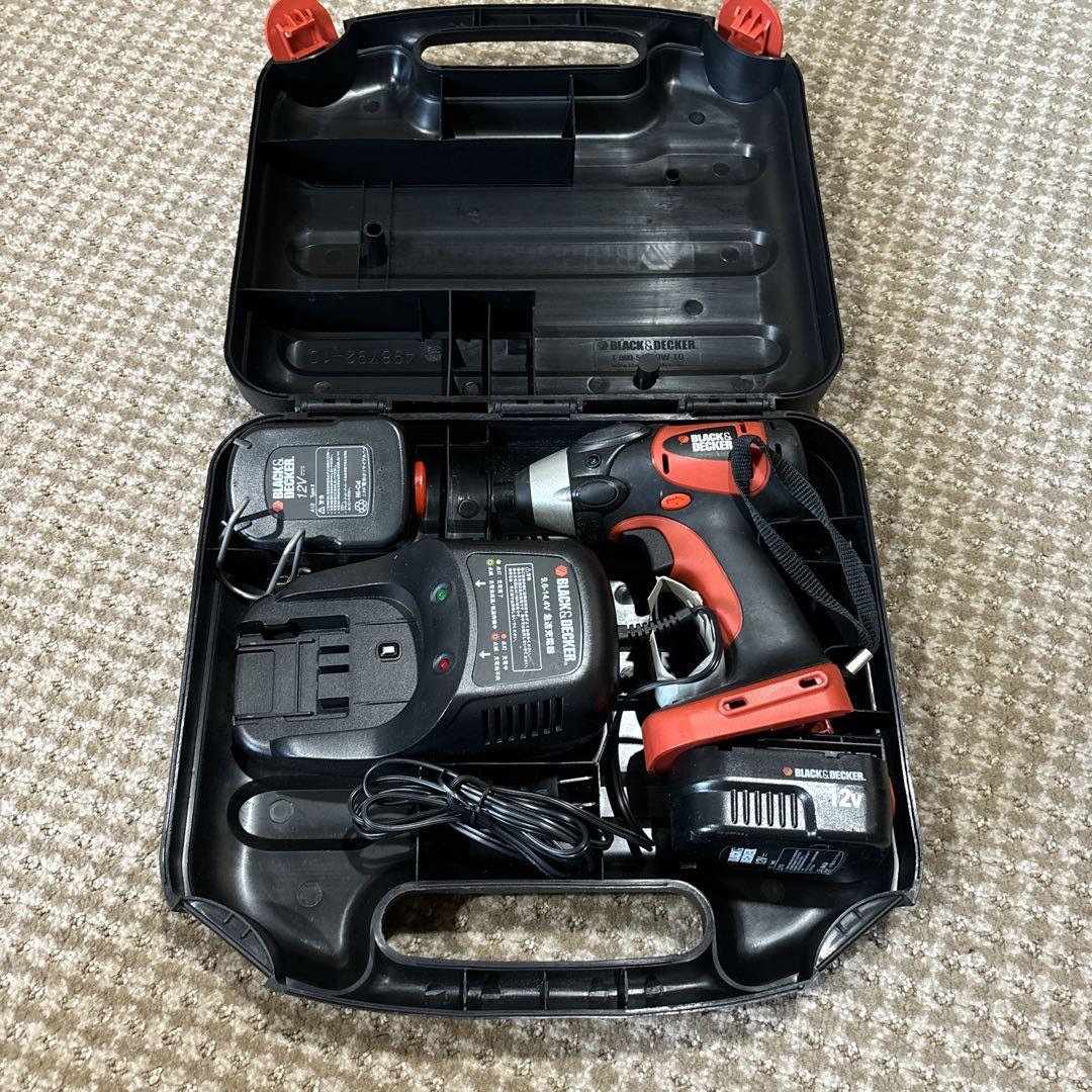 BLACK & DECKER SX5000 電動インパクトドライバー 12V