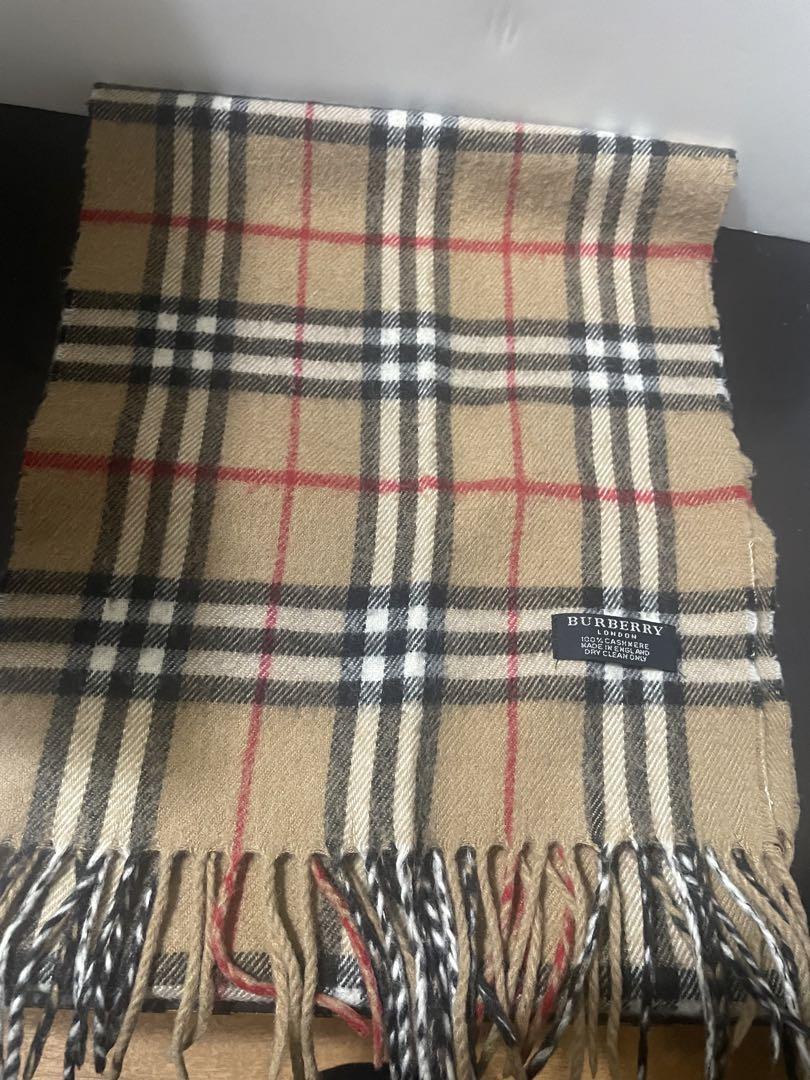 Burberry London バーバリー　カシミヤ　ノバチェック　英国 Burberry London チェック柄 カシミヤ100% マフラー