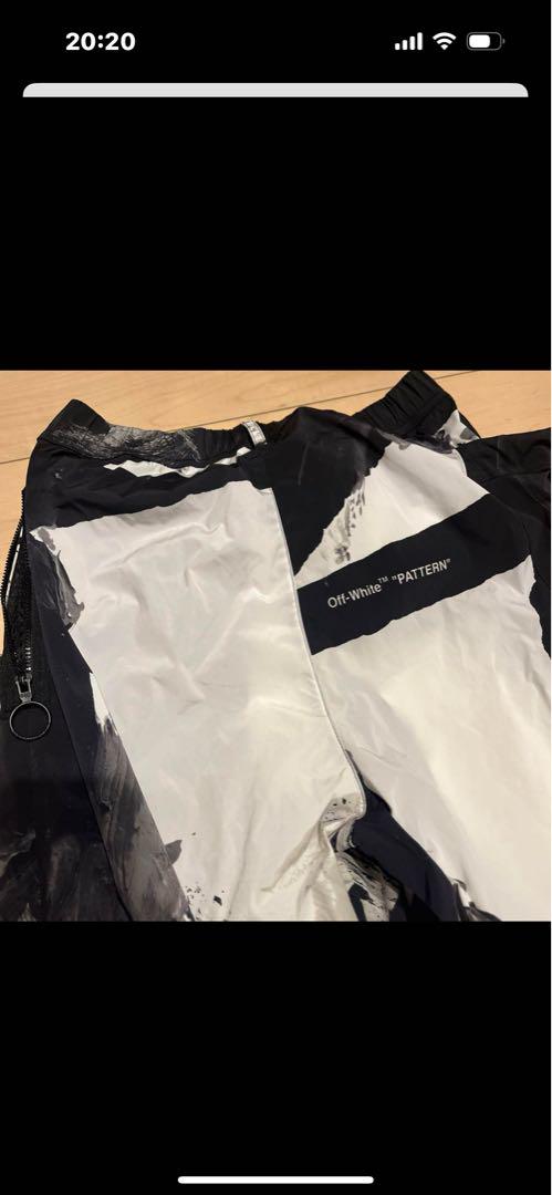 シヴァOff-white ナイロン　カーゴパンツ　迷彩　カモフラ