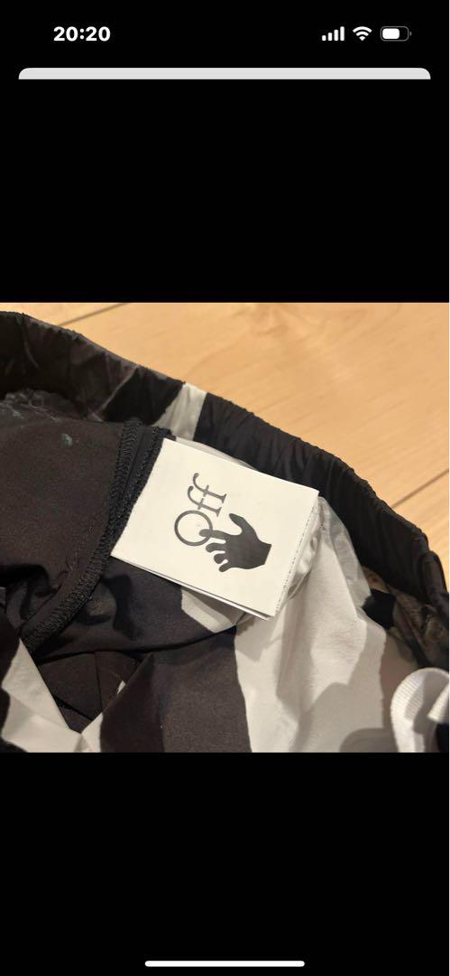 シヴァOff-white ナイロン　カーゴパンツ　迷彩　カモフラ