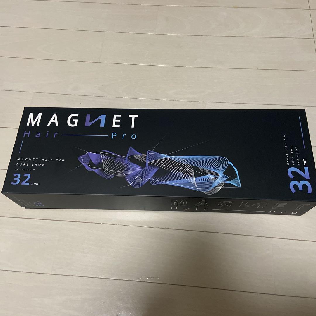 マグネットヘアプロ カールアイロン32mm HCC-G32DG BLACK
