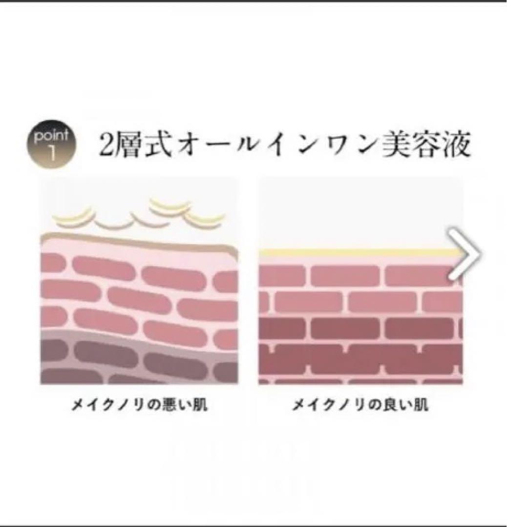 新品未使用　a.geniqワンステップWセラム オールインワン 美容液 60ml