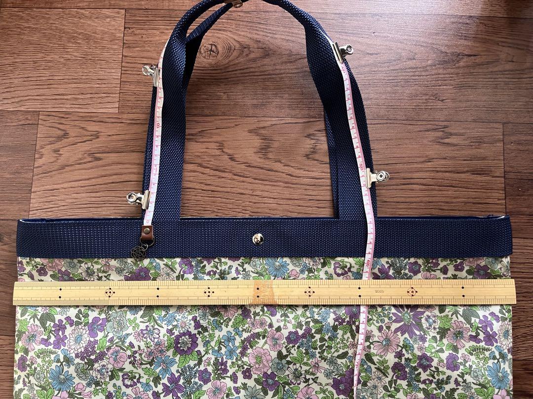 専用　リバティ　ラミネート　トートバッグ　エミリー