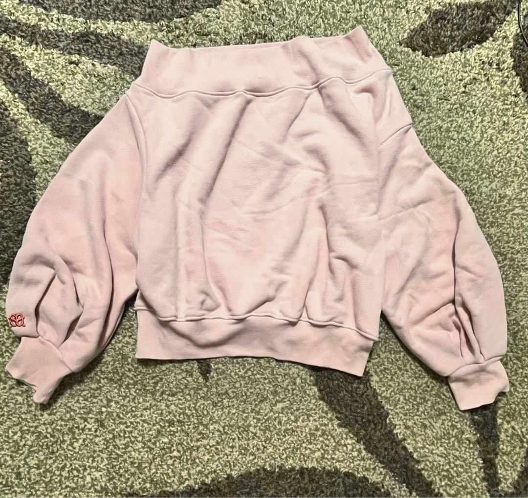 美品☆SNIDEL ☆ワンショルダーロゴスウェット ゆったり トップス