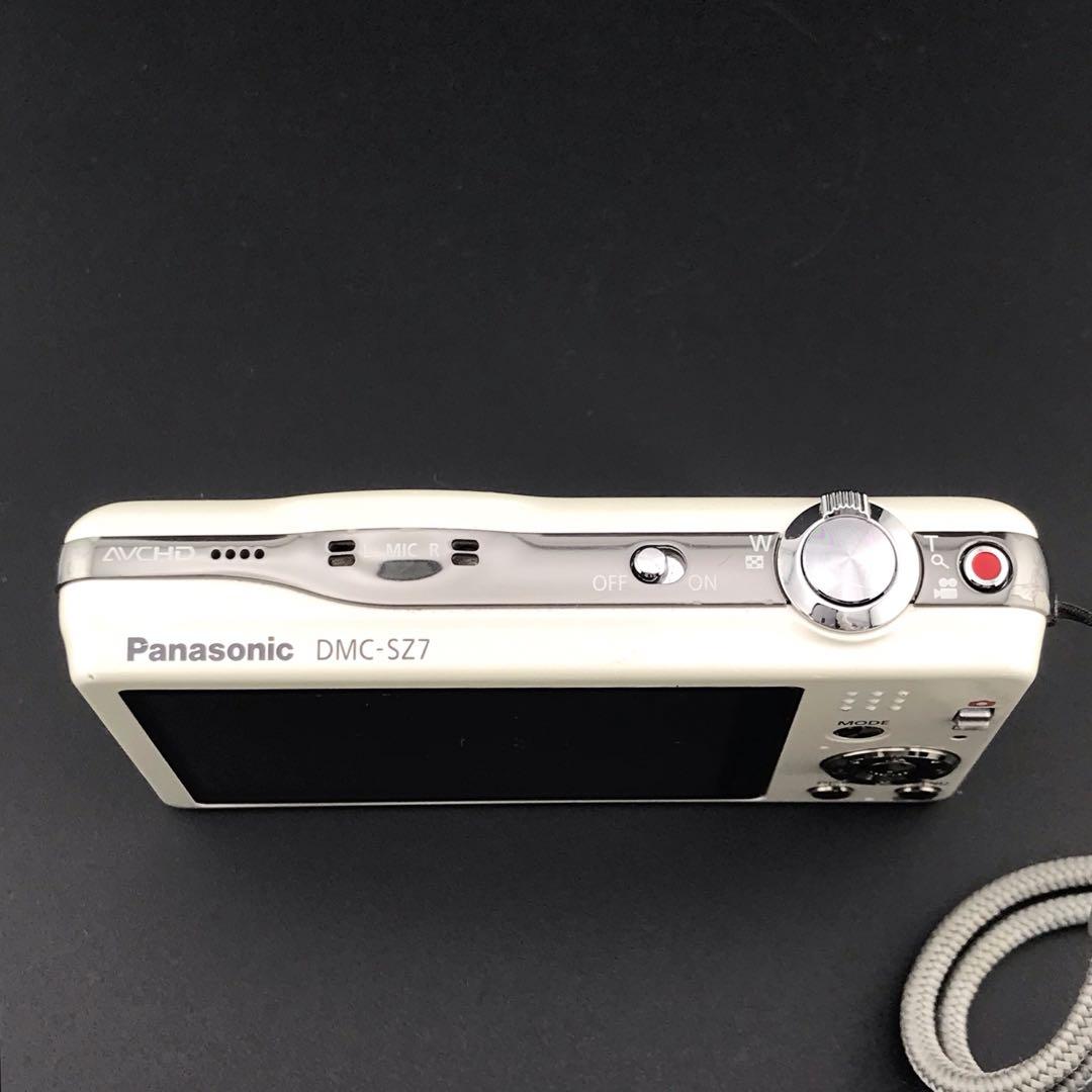 【カード、リーダー付】Panasonic LUMIX DMC-SZ7 ホワイト