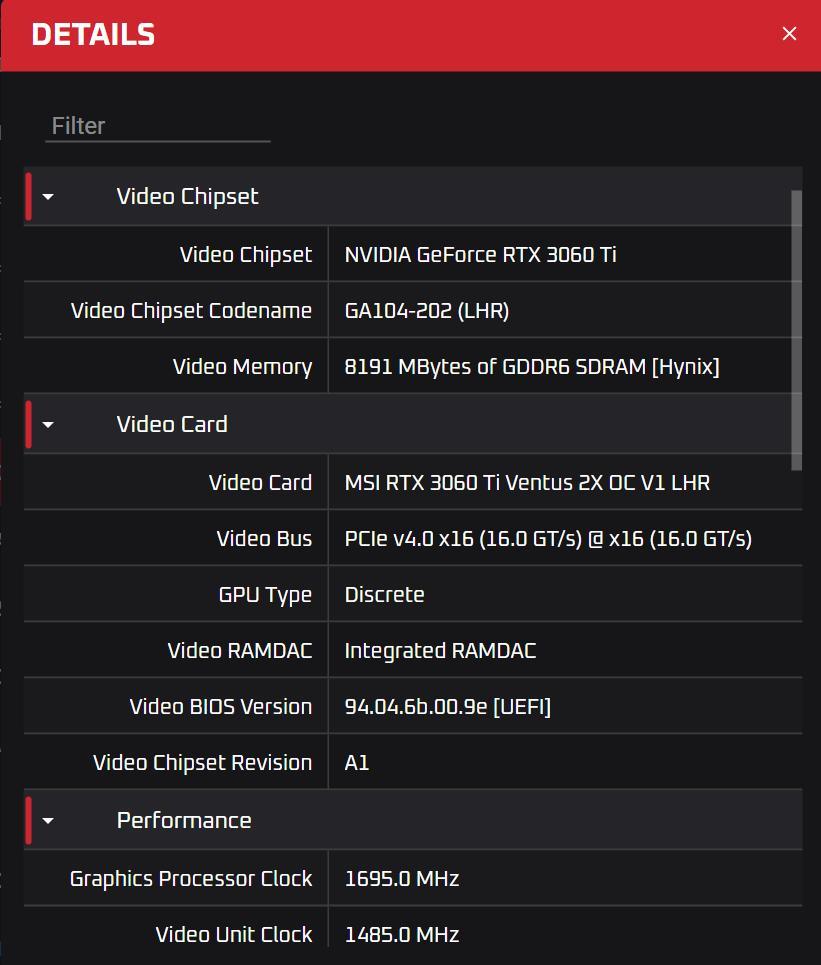 MSI RTX3060Ti VENTUS 2X 8G OCV1グラボ
