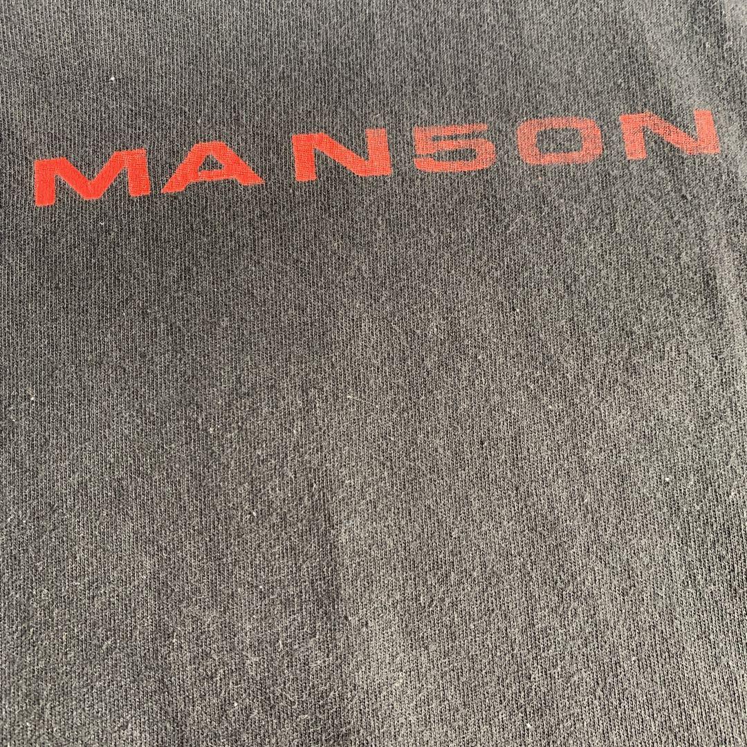 トップス vtg 90s Marilyn Manson god is in the tv