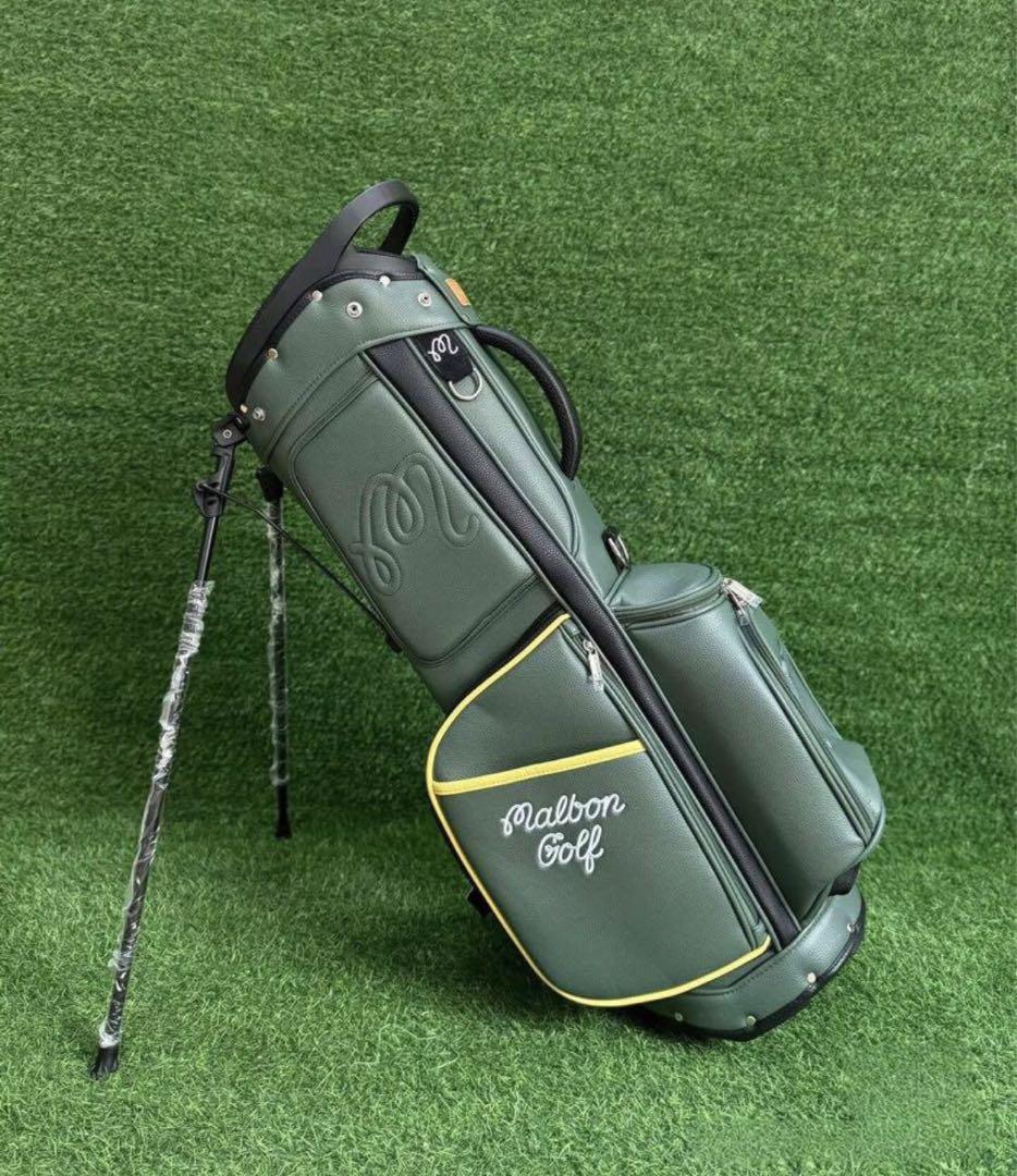 マルボン ゴルフ malbon golf キャディバッグ スタンド型バッグ 新品