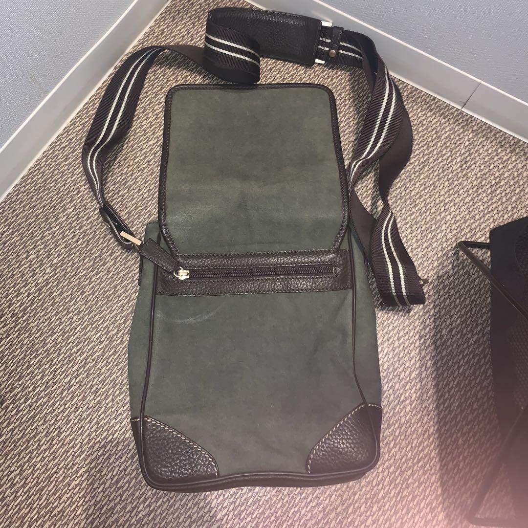 希少　dunhill ダンヒル　ショルダーバック　グリーン