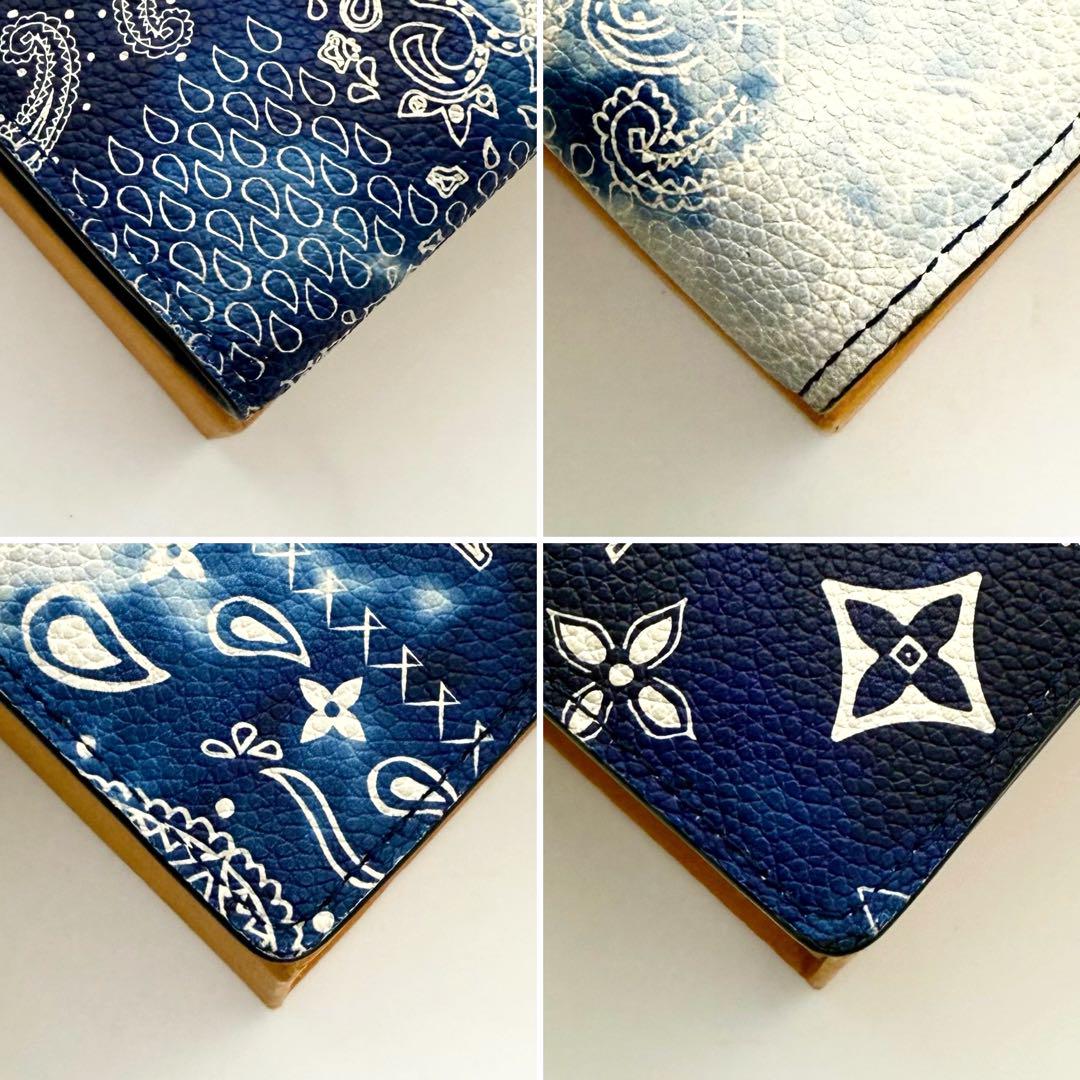 超極美品 22限定✨ルイヴィトン バンダナ ポルトフォイユ ブラザ NM 長財布
