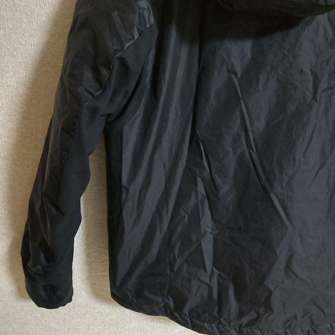美品 アスレタ ATHLETA 中綿ジャケット 防風 ストレッチ 裏地 Ｌ 黒
