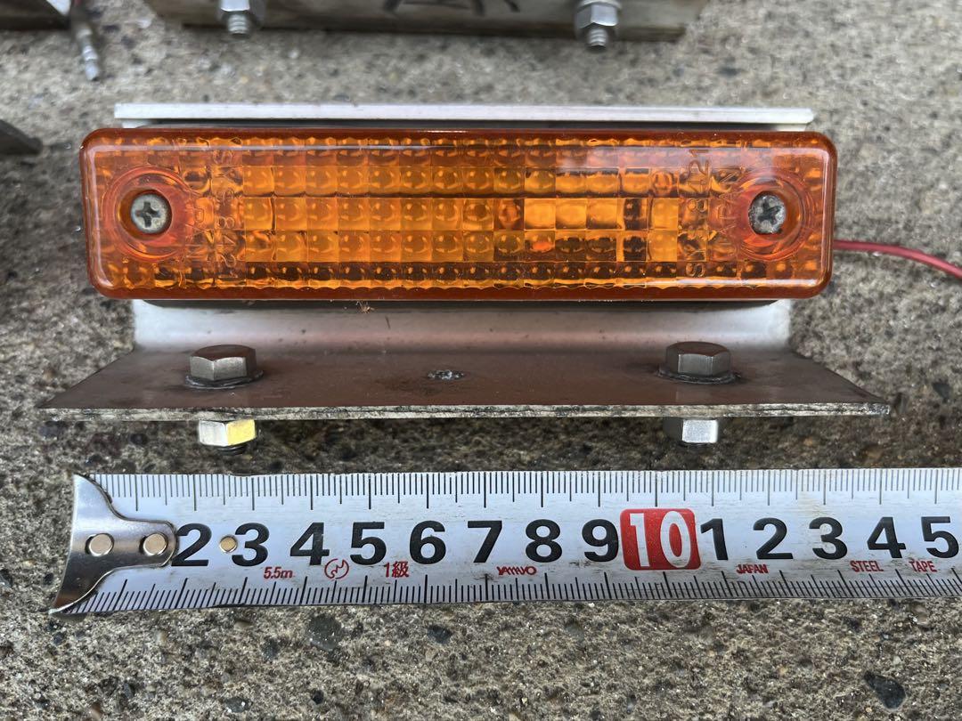 デコトラ オレンジ 棒マーカー ウィンカー 4個セット 車高灯 橙色 角マーカー