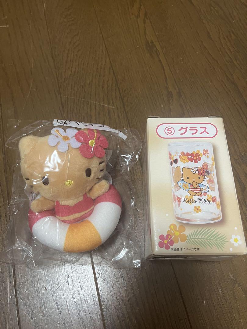[新品未開封]日焼けキティ ハローキティ　 サンリオ当たりくじ　3点SET