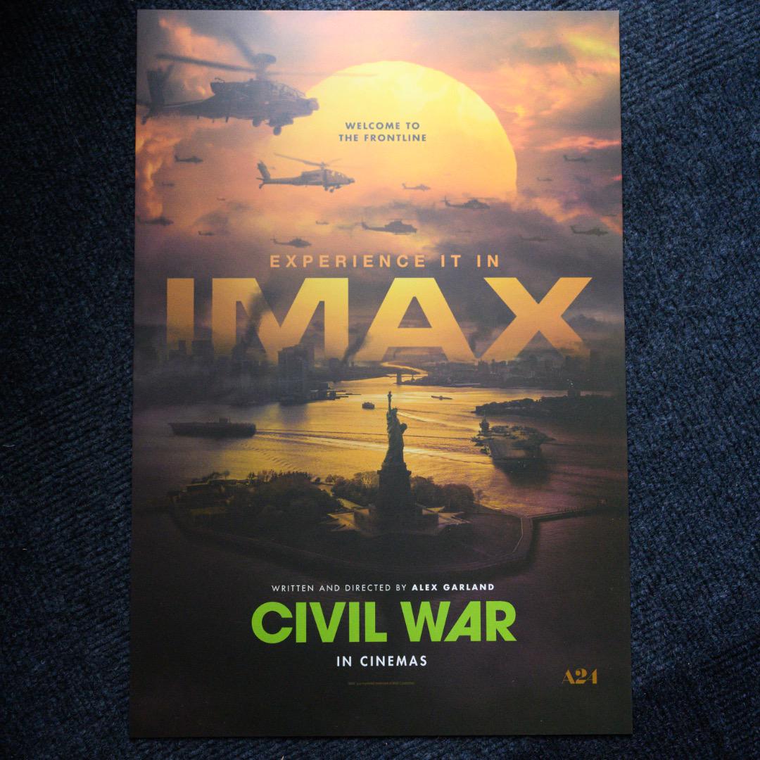 並行輸入品映画ポスター】シビル・ウォー /CIVIL WAR IMAX A24