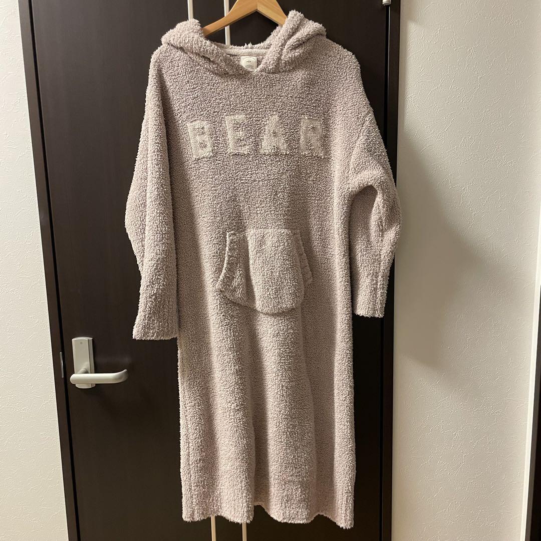 ジェラピケ BEAR フード付きルームウェア Fサイズ ルームウェア