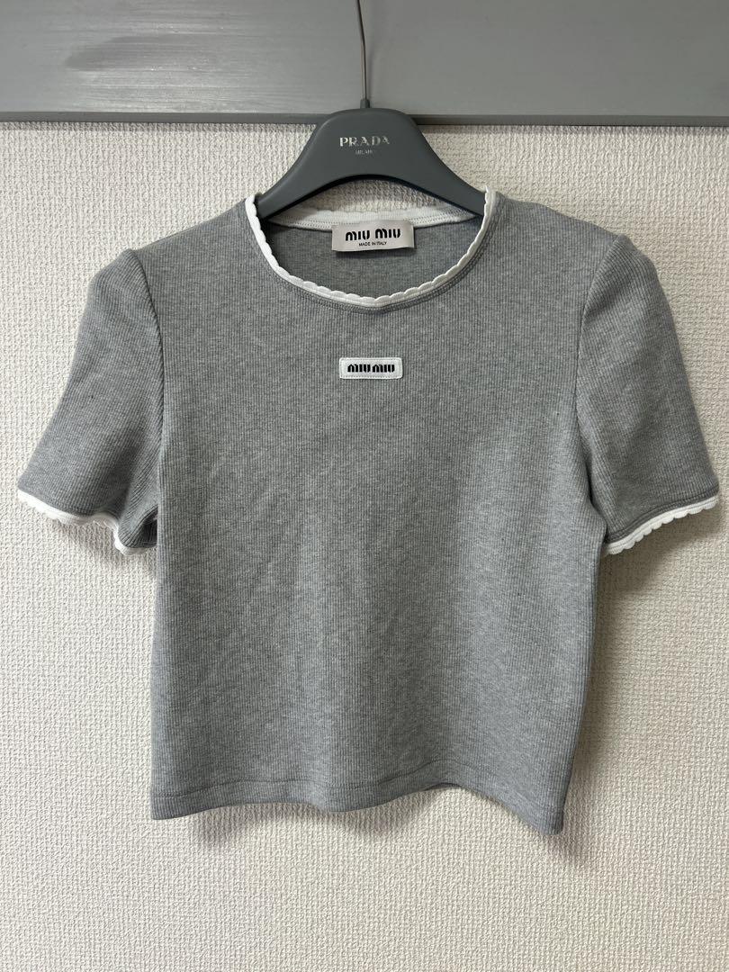 miumiu リブTシャツ Sサイズ