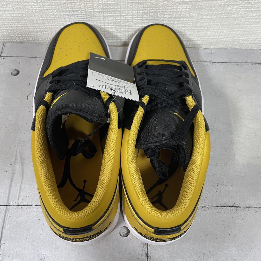 新品 Nike AirJordan 1 Low YellowOchre 30cm