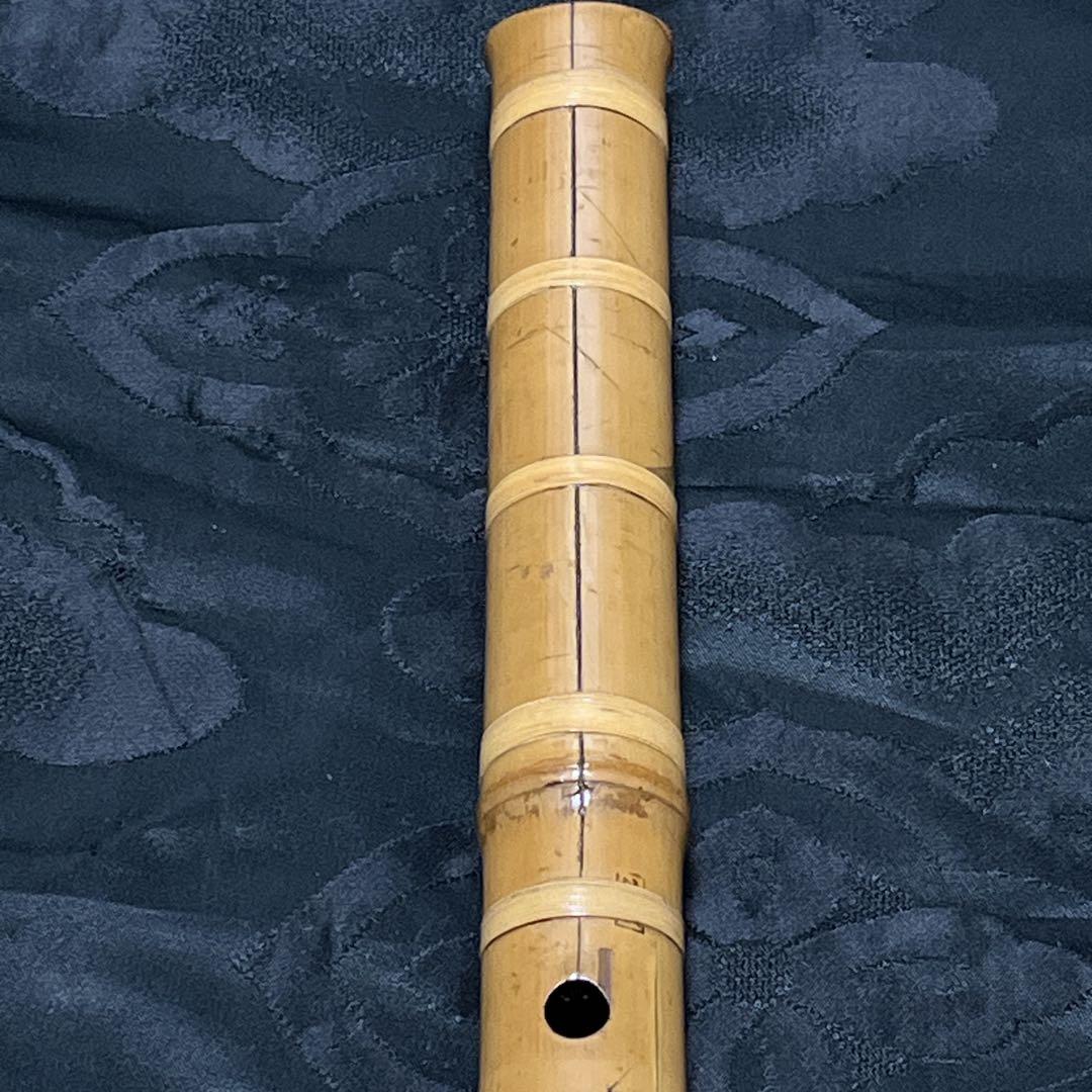 尺八 琴古流 中継ぎ緩み無し 一尺九寸管 状態考慮割安品 【音出し確認済み】