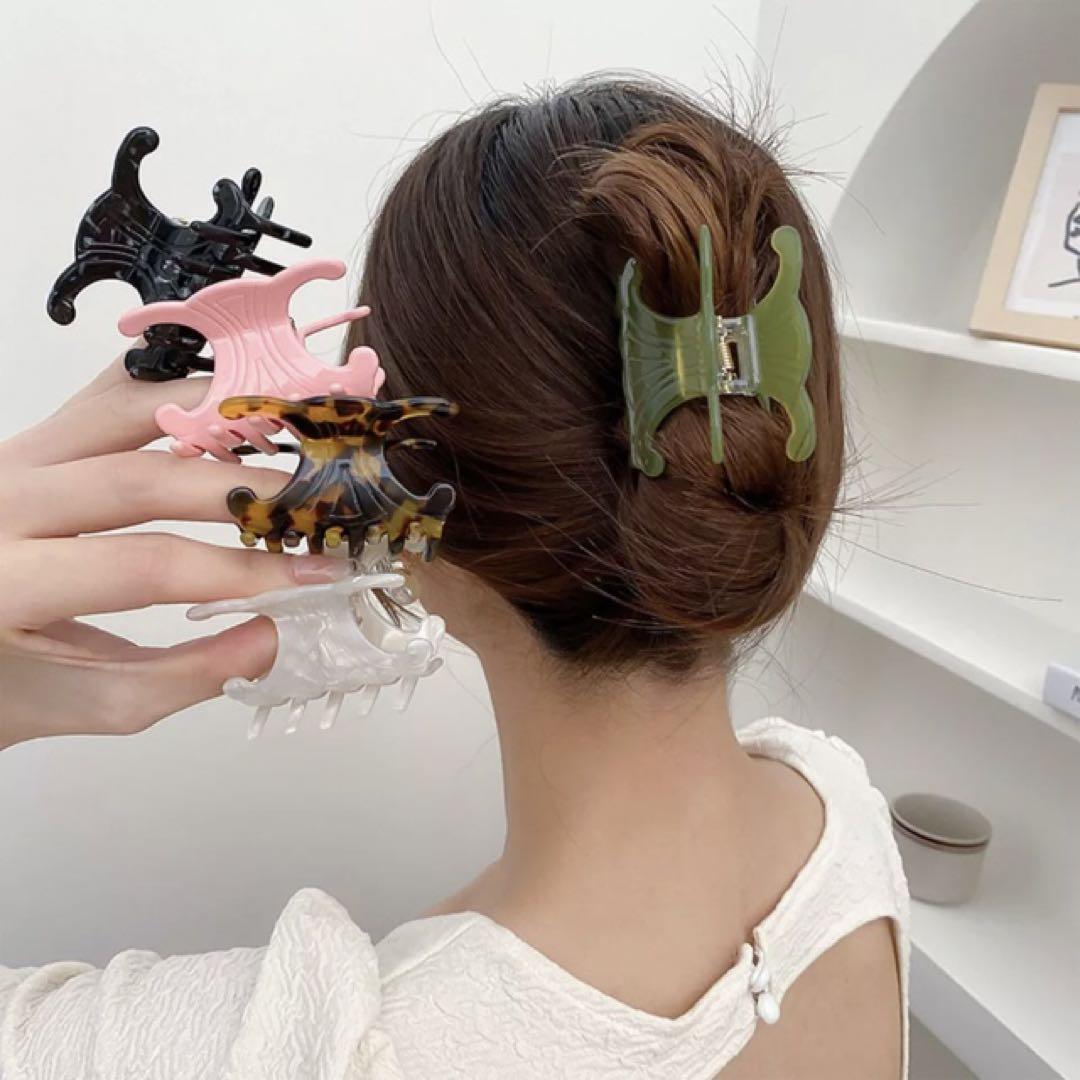 2021新入荷 くすみカラー バレッタ ヘアクリップ ダスティカラー