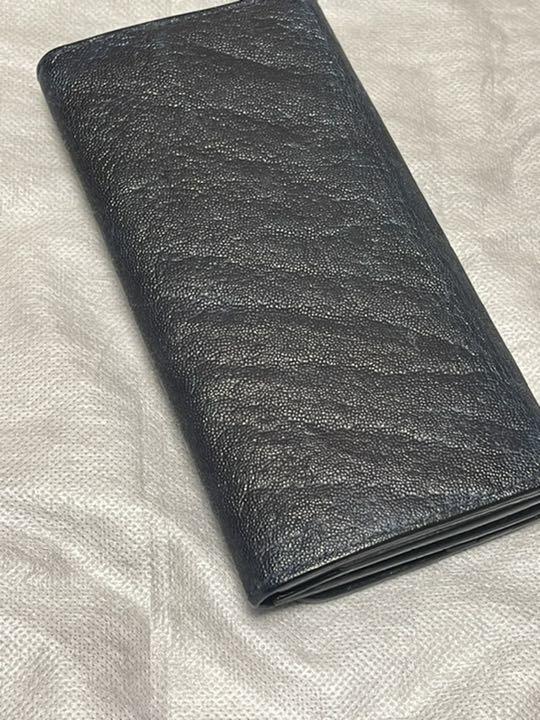 在庫最安値 専用 ALZUNI 限定レザーネイビー エレファントレザー長財布 i2kTg-m16982906052 超激安特価