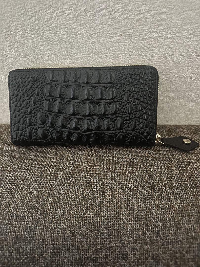ヴィヴィアンウエストウッドクロコダイル風長財布 ブラック