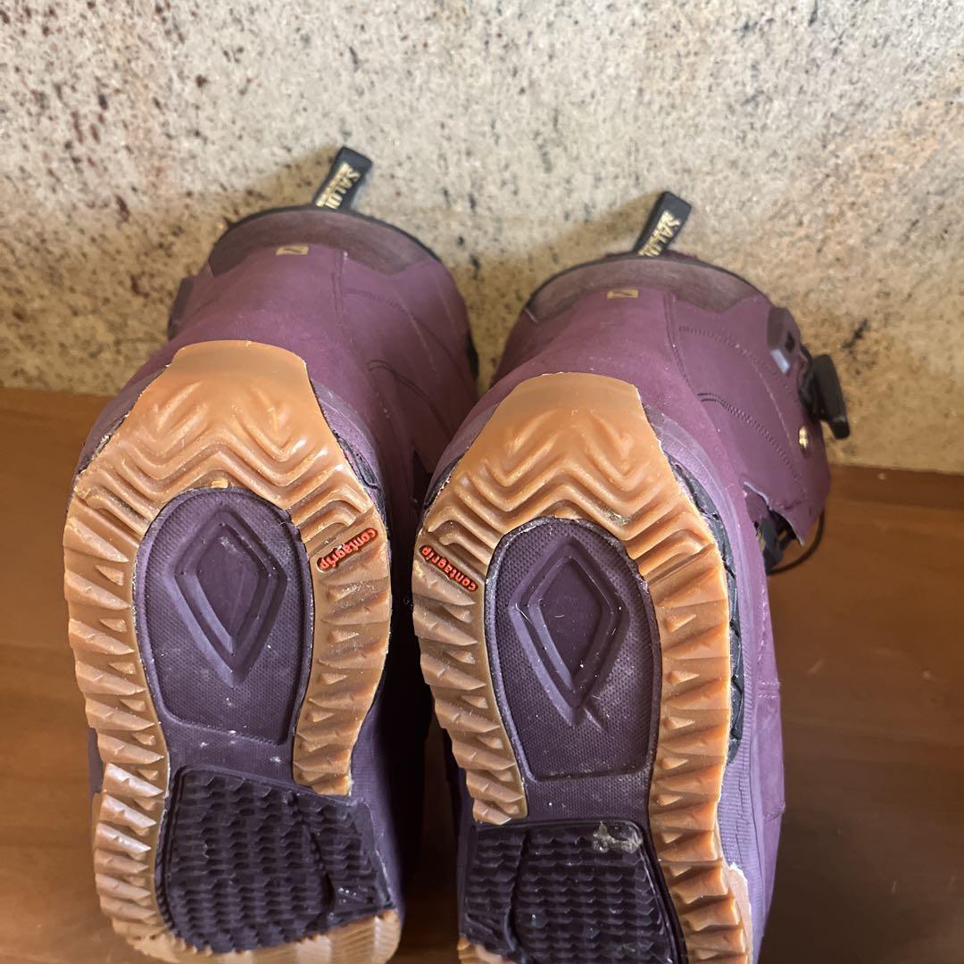 SALOMON IVY スノーボードブーツ 女性用 パープル 25CM