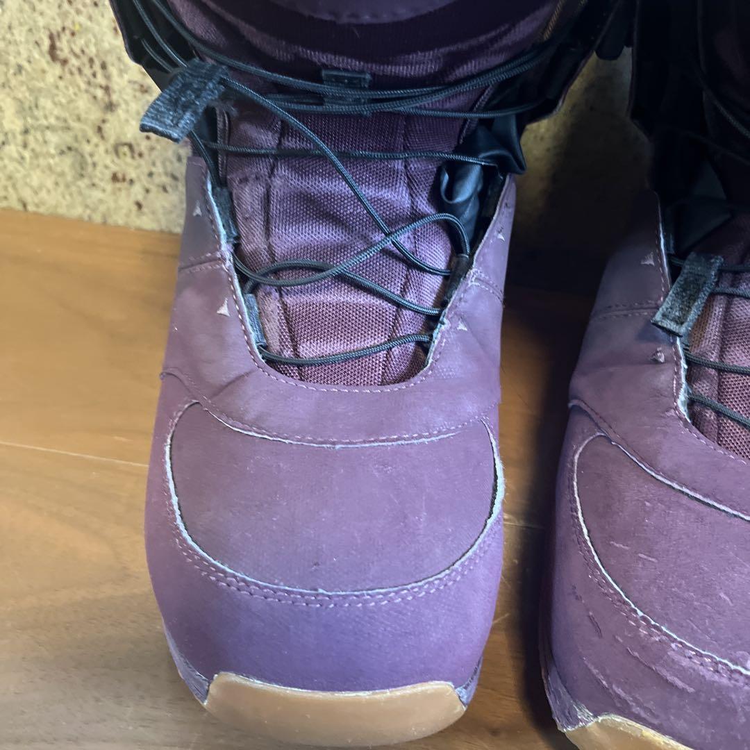 SALOMON IVY スノーボードブーツ 女性用 パープル 25CM
