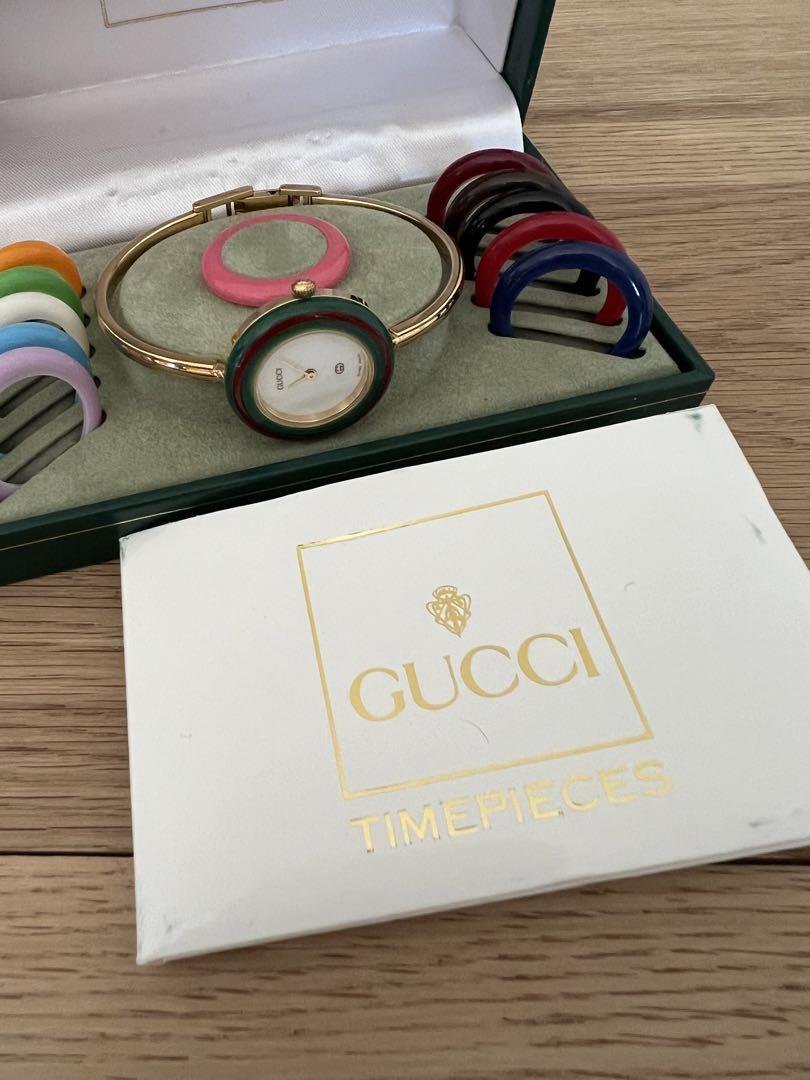 GUCCI 12色ベゼル交換時計　美品