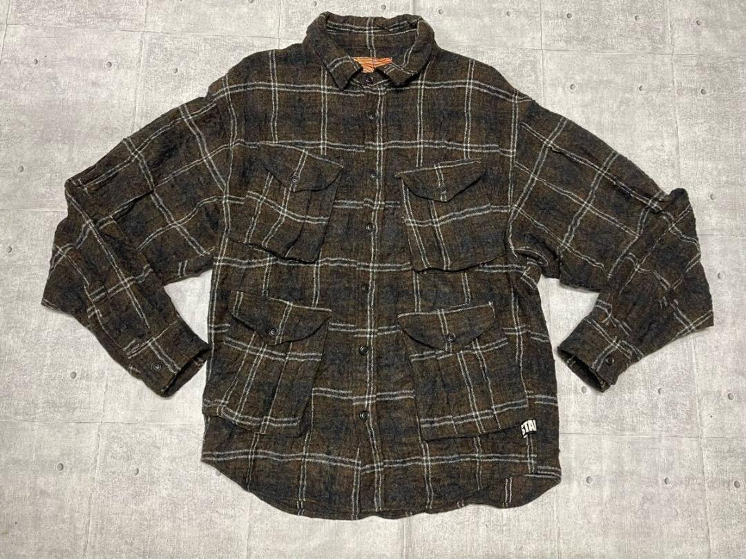 美品 ROCSTAR ウールジャケット ハーフコート M-65 ロックスター