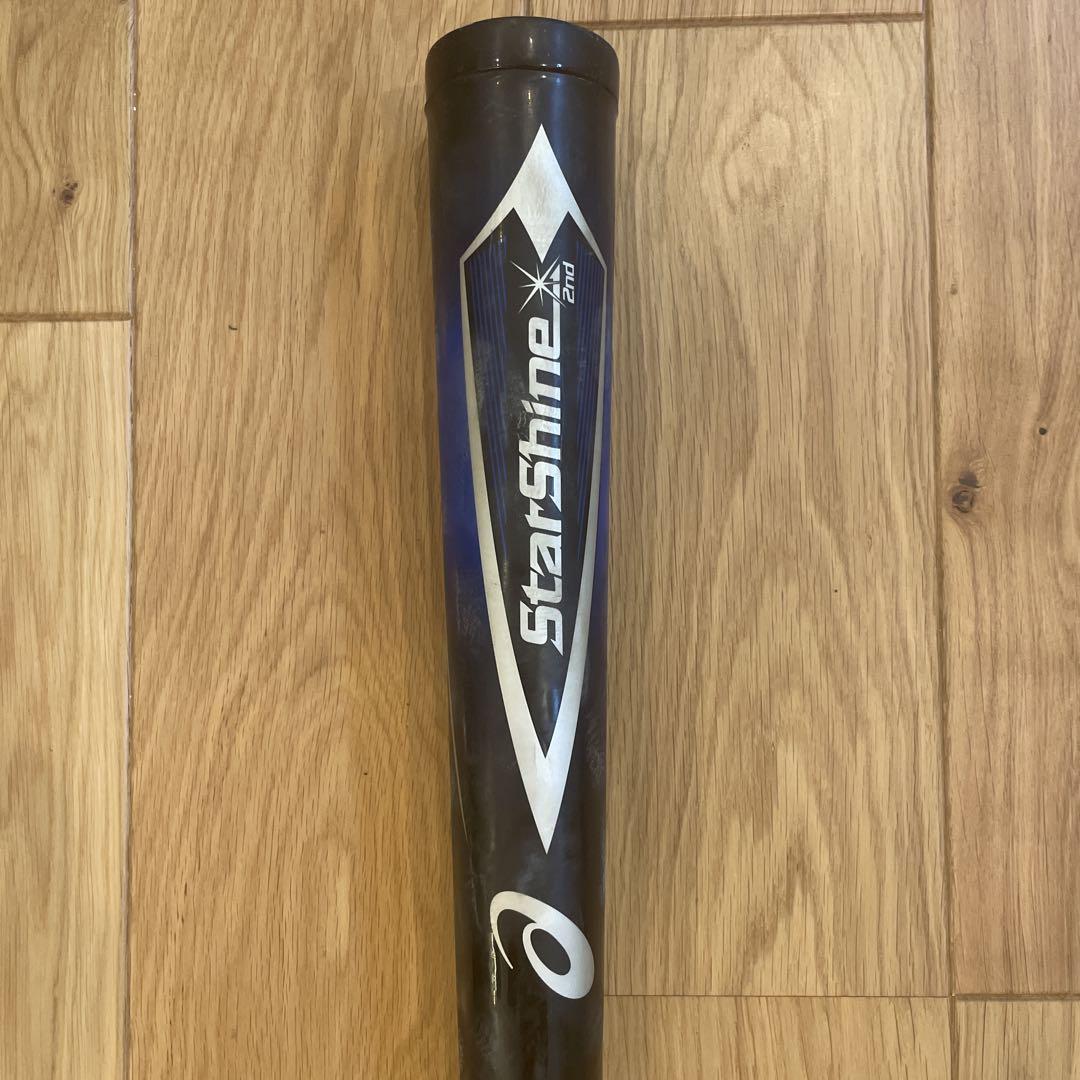 【中古】アシックス StarShine 2nd 少年軟式 高反発バット 75cm