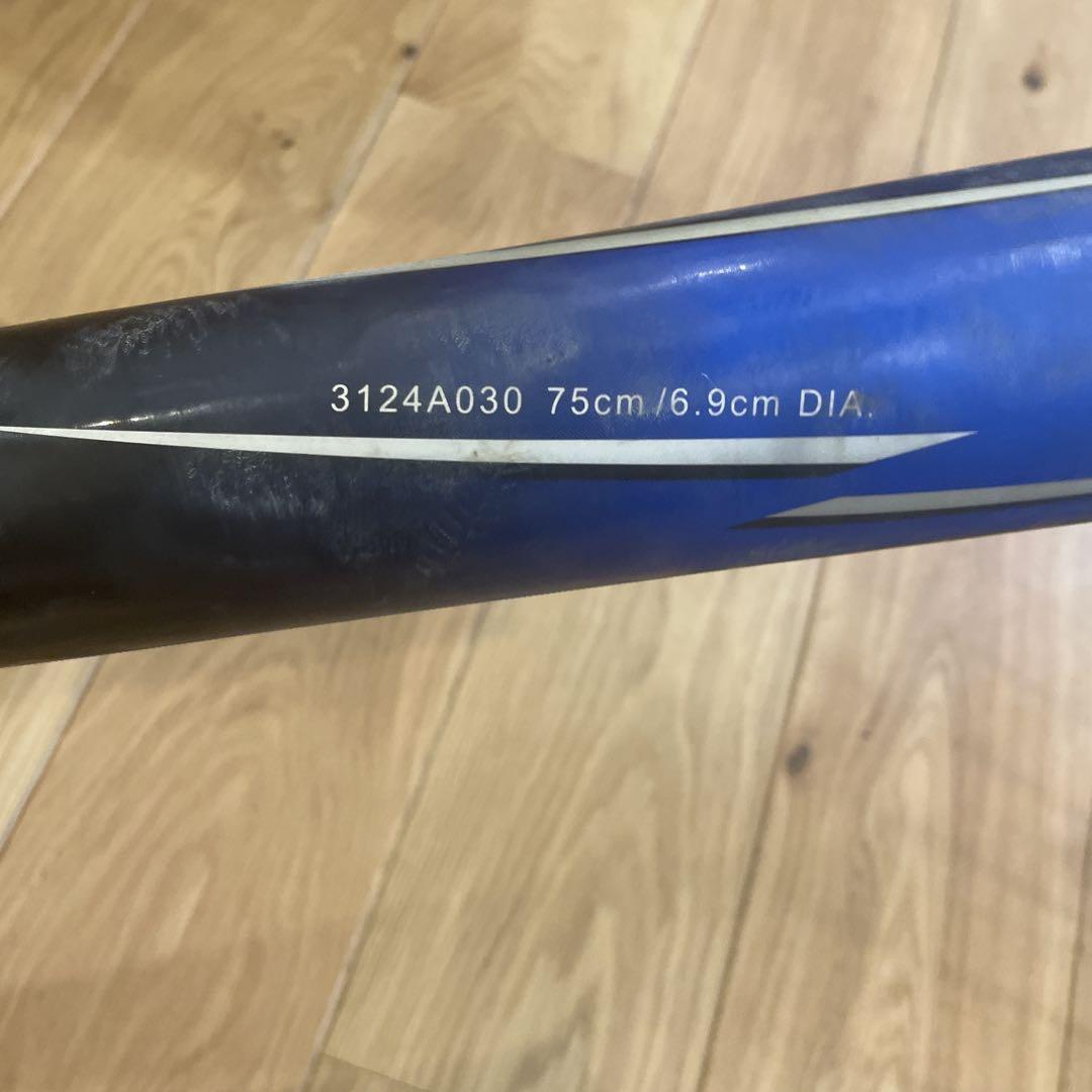 【中古】アシックス StarShine 2nd 少年軟式 高反発バット 75cm