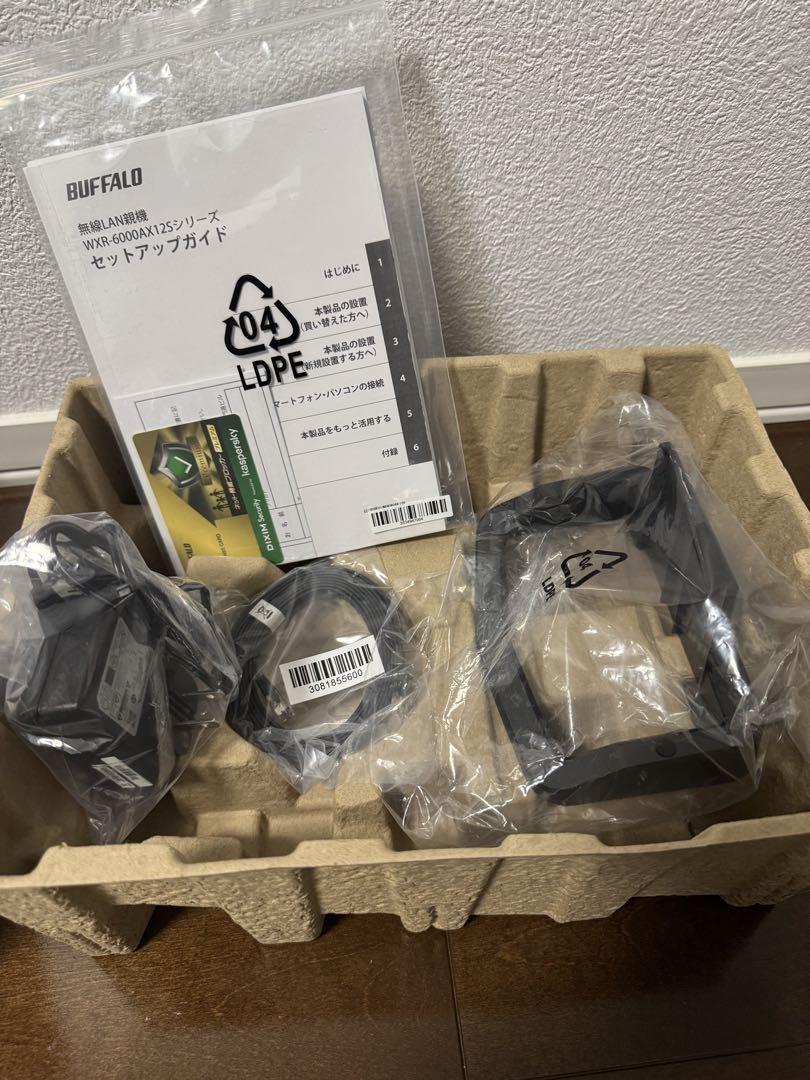 BUFFALO　無線LANルータ　WXR-6000AX12S