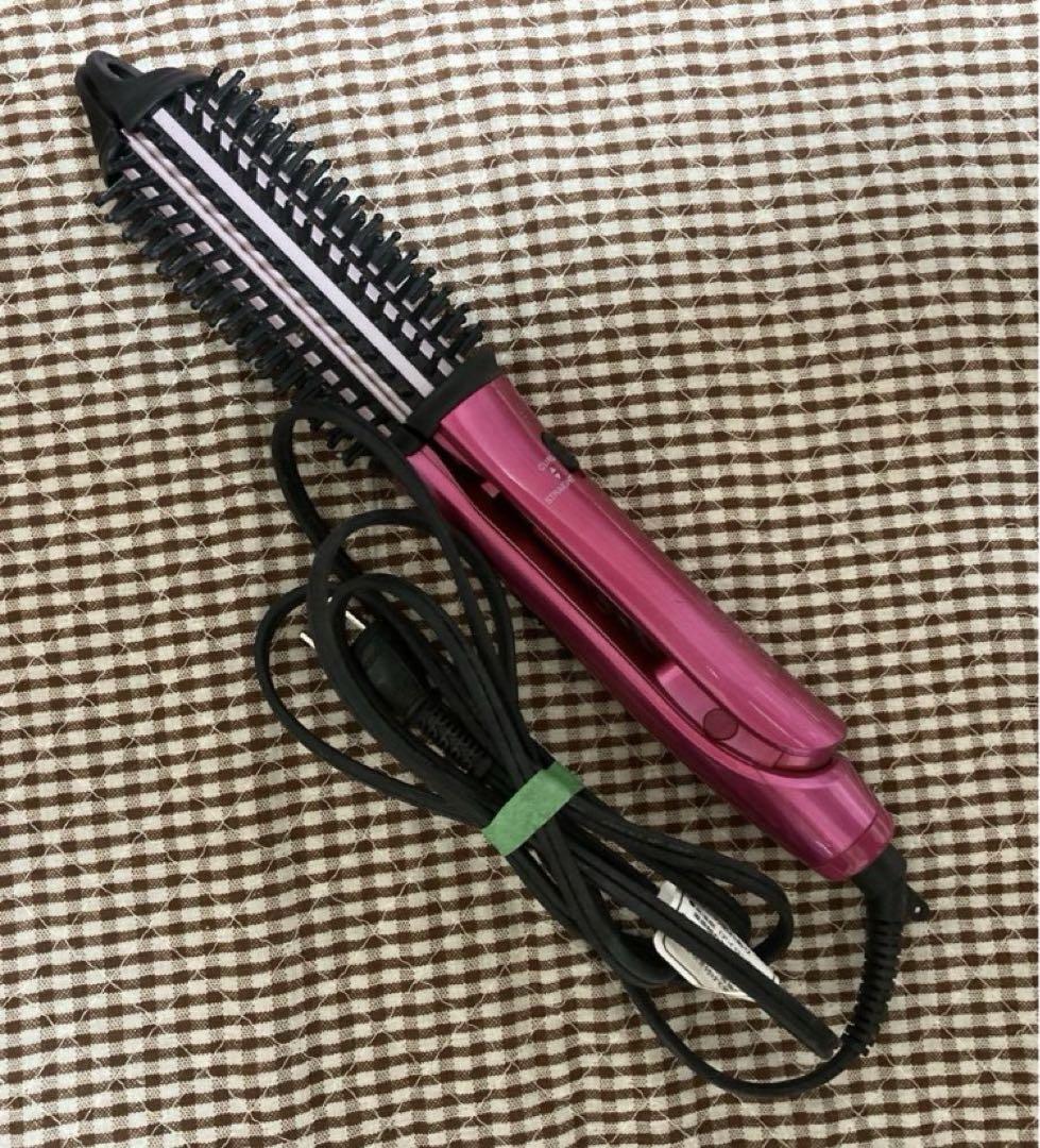 マイナスイオン2wayブラシヘアーアイロン